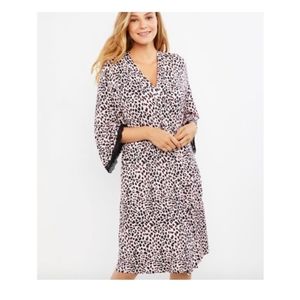 Jessica Simpson Leopard print maternity set S/M